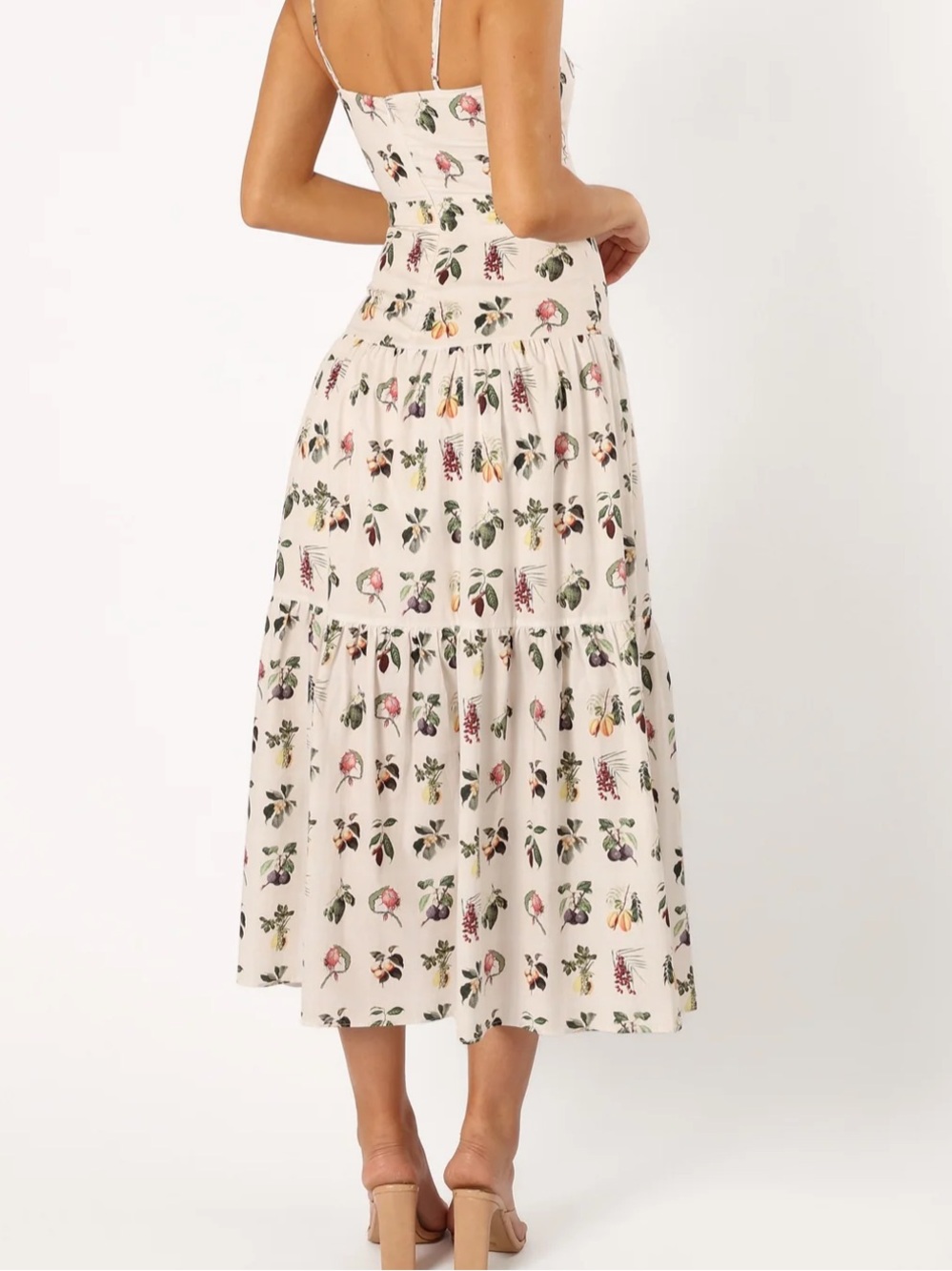 NWT Petal & Pup Botanique Midi Dress - Floral - Picture 3 of 9